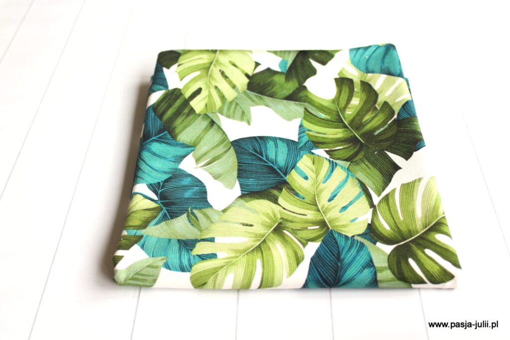 Dresówka pętelka LIŚCIE MONSTERA