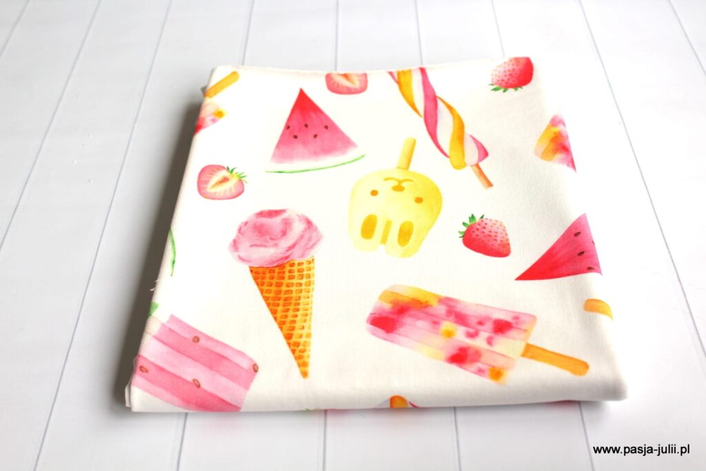 Dresówka pętelka LODY