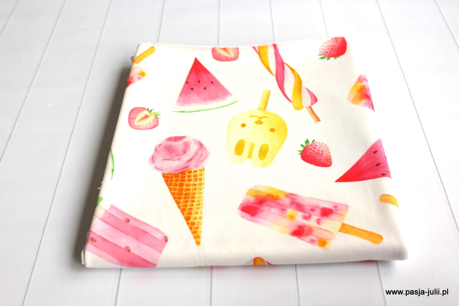 Dresówka pętelka LODY